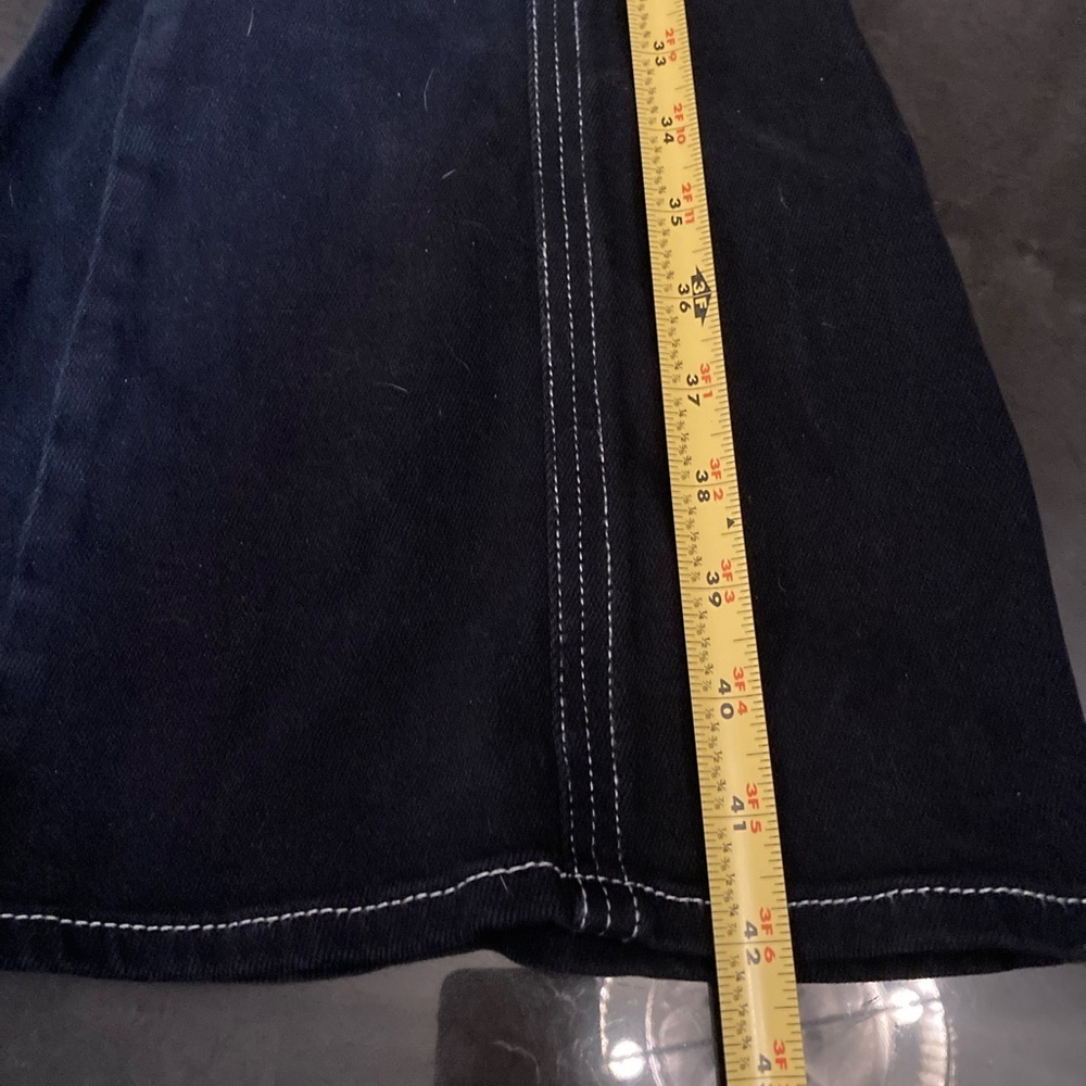 Y2K PacSun Women’s Black High Rise Flare Jeans Size 26 boho,Grunge,Whimsygoth, - Picture 14 of 15